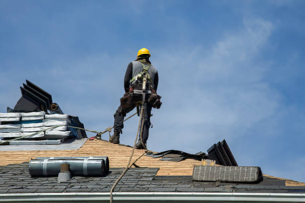 Professional Roofing technician working in Madisonville, LA